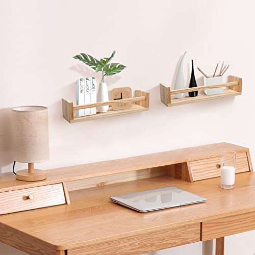 Nursery Book Shelves Wall Bookshelf for Kids Room Wood Floating