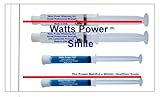 2 Watts Power 35% Teeth Whitening Gel Sets - Dual Action for Surface and Deep Stains - Huge 10ml Gels - Same Results As 44% but Safer & Without the Sting - Made in the USA
