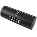 Makeup Brush Holder by The Aurora Collections, Compact Design Serves Multiple Needs - Travel Jewelry Case, Pencil Case or Holder, and Toiletry Bag - Hard Leather Cup for Protection!