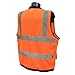Radians SV59-2ZOD-XL Class 2 Heavy Duty Surveyor Safety Vest, Orange Mesh Solid, Extra Large