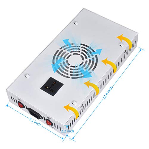 1000W LED Grow Light Full Spectrum Growing Lamps for Hydroponic Indoor Plants Dual Switch(XXF-1000W)