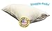 Snuggle-Pedic Pillow Covers - Zippered King Pillow Protector w/ Kool Flow Technology, 20x36 Inches - Made in The USA