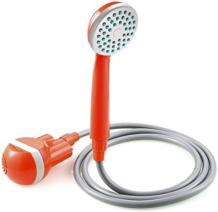 VOKUA Portable Rechargeable Shower,Compact Handheld Camping Showerhead Battery Powered Outdoor Shower Kit for Camping, Hiking, Travel, Beach, Pool, Dog, Flowering Plants, Outage