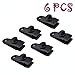 Agreatca 6 PCS Tarp Clips,Heavy Duty Tarp Clips,Tarp Clips with Carabiner,Quilt Hangers,Clamp Tarp Awning Clamp Set,Tent Snaps Camping Clamp Clips Tent Tighten for Outdoors