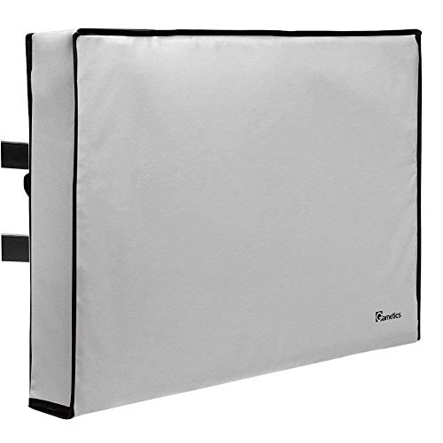 Outdoor TV Cover 36", 38", 39" inch - Universal Weatherproof Protector for Flat Screen TVs - Fits Most TV Mounts and Stands - Grey