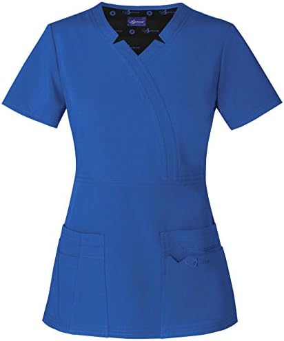 Sapphire Women's Madison Mock Wrap Top_Royal_X-Large