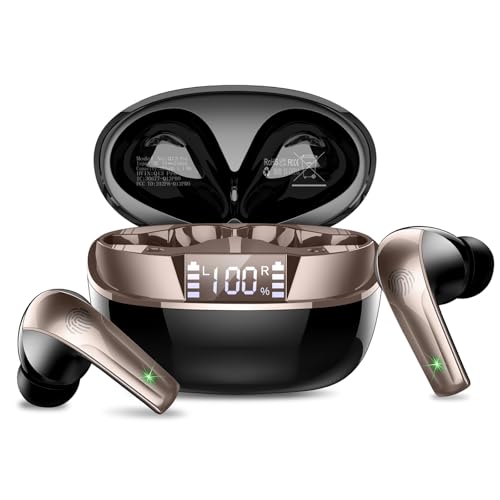 Bluetooth Kopfhörer,Mini Kopfhörer Kabellos Bluetooth 5.4 In Ear HiFi-Klang