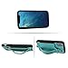 TOOVREN iPhone X Case Wallet, iPhone Xs/10 Lanyard Neck Strap Protective Case Cover with Card Holder Adjustable Detachable Kickstand PU Leather iPhone Lanyard for Anti-Theft Aqua