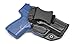 Concealment Express IWB KYDEX Holster: fits Kahr PM9 - Custom Fit - US Made - Inside Waistband - Adj. Cant/Retention (CF BLK, Right)