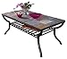 Ashley Furniture Signature Design - Antigo Coffee Table - Slate Top with Metal Bottom - Cocktail Height - Contemporary - Black