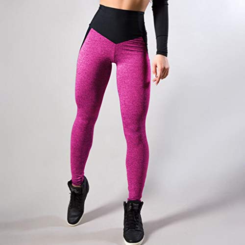 image for BPQ_W High Waist Yoga Leggings for Women's Casual Patchwork Workout Da