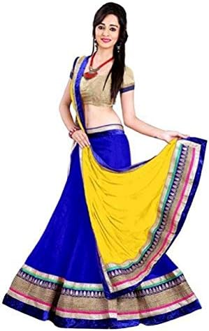 Nine Street Store Velvet & Net Lehenga Choli