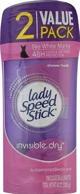 Lady Speed Stick Invisible Dry Antiperspirant Deodorant Shower Fresh 2.3oz 2 view 2
