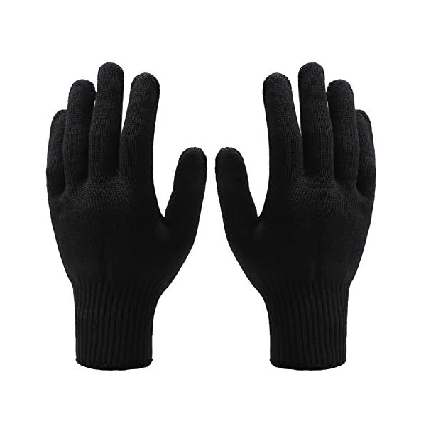 Aneco 4 Pieces Heat Resistant Gloves Hair Styling Gloves for Hair Styling Curling Iron and Curling Wand, Fit Most Hand…