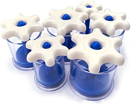 The New Generation of Hand Twist Cupping Therapy Set, Biomagnetic Chinese Body Therapy, Enhancer Enlarger Vacuum and Thickened Professional Kit(6pcs set)