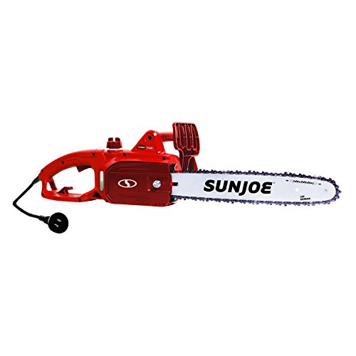 Sun Joe SWJ699E-RED 14 Inch 9.0 Amp Electric Chain Saw, Red