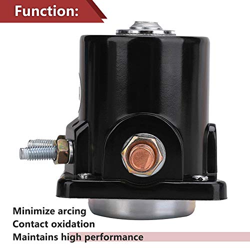 12V Starter Solenoid Relay SMR6003 for Johnson OMC Evinrude Outboard Motor Ford Kubota Kawasaki Perkins Inboard Power Tilt Replace# 383622 395419 582708 586180 47886 47886T 18-5808 4 Terminals