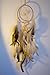 INCENSELABS Double Handmade Dream Catcher, Two Circles, one Measures 4.5” and The Other one is 2”; Followed by a 20 to 22-inch Feather String