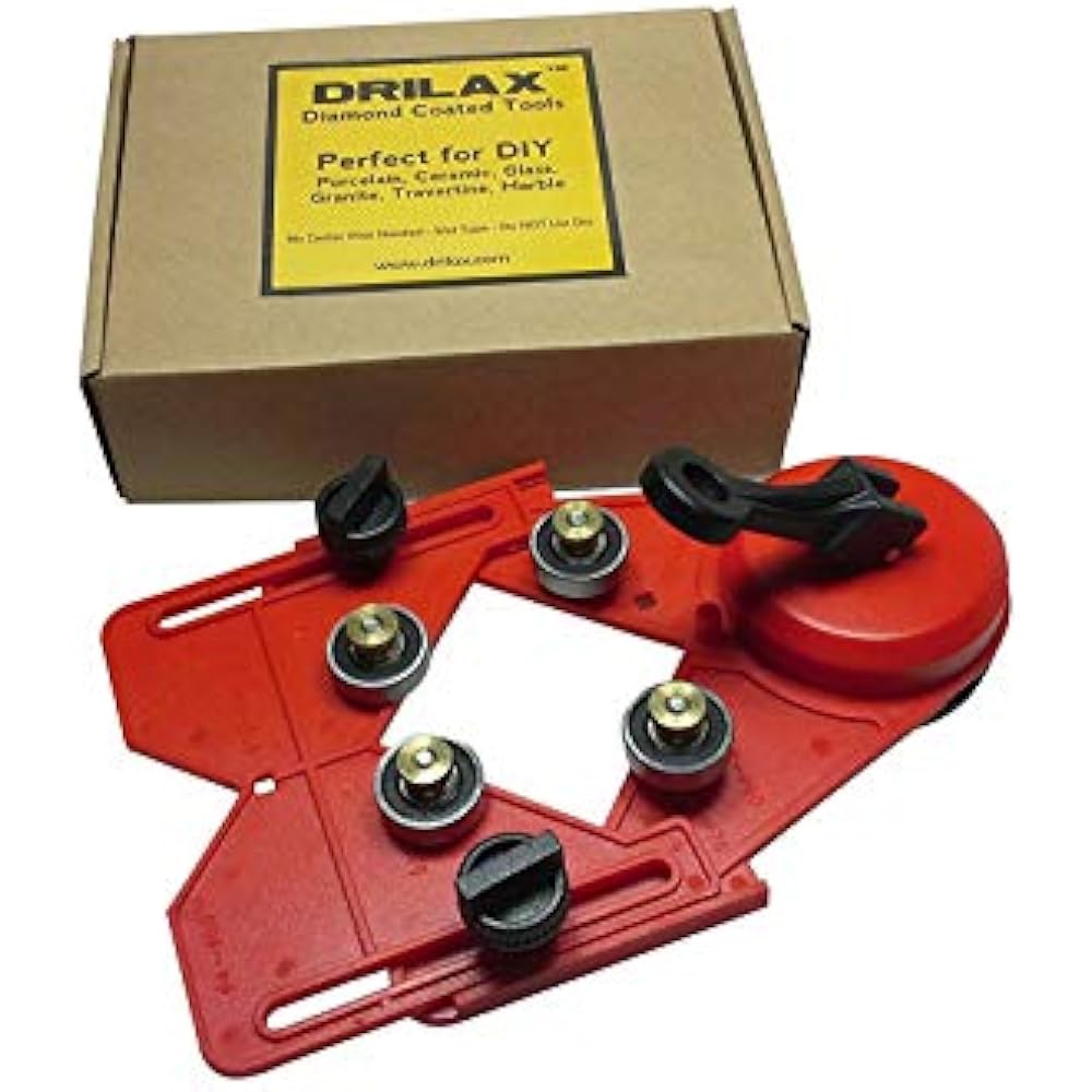 Drill Bit Bits Hole Saw Guide Jig Fixture Vacuum Suction Base With