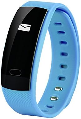 QS80 Heart Rate Monitor Smart Band Blood Pressure Monitor IP67 Smart Wristband Fitness Tracker Smart Bracelet For IOS Android (Blue)