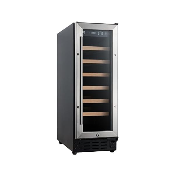 WC-2193W-Under-Counter-Wine-Beverage-Cooler-with-Wooden-Shelves-21-bottles-Commercial-Grade