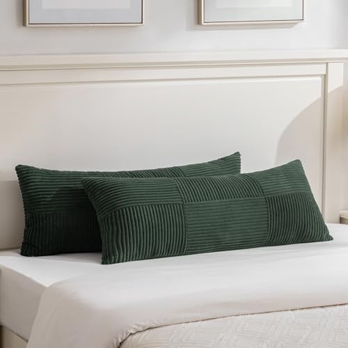 Fancy Homi Dark Green Boho Long Lumbar
