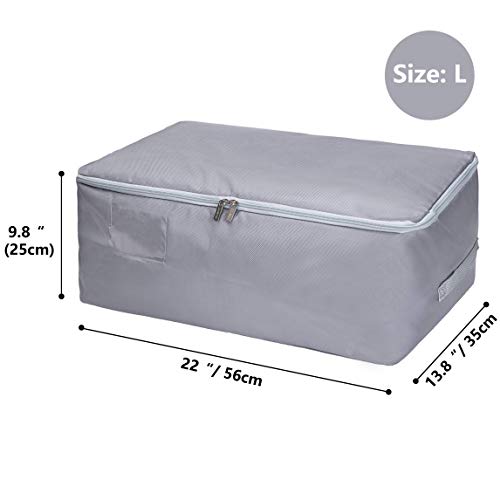 DOKEHOM 3Pieces Large Under Bed Storage Bag, Thick Ultra Size Fabric