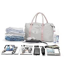 HYC00 Travel Duffel Bag with Toiletry Bag, Sports