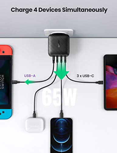UGREEN USB Oplader 65W Power Delivery USB Charger met GaN Technologie, 3 USB C en 1 USB A Wandoplader Compatibel met… - Afbeelding 5