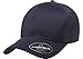 Flexfit Men’s Seamless Fitted Flexfit Delta Cap, Dark Navy, Small/Medium