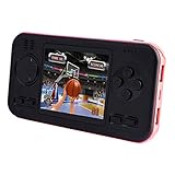 UECOO Handheld Game Console and Power Bank Portable Charger Fast Charging Built in 218 Electronic Retro Games 8000 mAh External Dual USB Ports Battery Pack for Phone, Pad, Other Devices (Black)