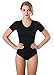 HAMACTIV Neoprene Hot Sweat Sauna Body Shapers T-Shirts with Zipper Slimming Tank Top Vest Weight Loss Gym Yoga Sports Vest Hot Thermo Fitness Anti-Cellulite (Sauna Suit T Shirt, 3XL-Old)