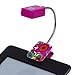 WITHit French Bull Clip On Book Light – Pink Raj – Square LED Reading Light for Books and eBooks, Reduced Glare, Portable and Lightweight, Cute Bookmark Light for Kids and Adults, Batteries Included