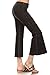 Zoozie LA Women's Culottes - Made in The USA Bell Bottoms Cropped Pants …