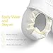 HAPIU Baby Baptism Shoes,Premium Soft Sole Infant Sneaker,Prewalker Shoes,6-12M White