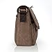 Daosen Vintage Canvas Large Unisex Messenger Sling Bag Casual Sport Shoulder Bag Messenger Bag Everyday Satchel Bag Brown