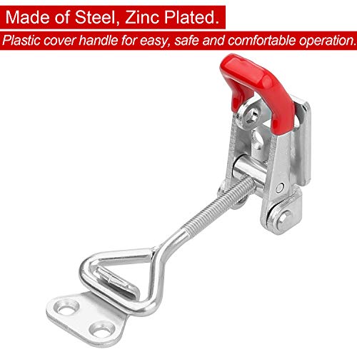 Latches Hardware Hold Down Clamp 8PCS Toggle Clamp 201B 220 Lbs / 100 Kg Holding Ca Toggle Latch Clamp Woodworking Jigs