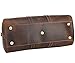 Polare 20'' Rugged Full Grain Leather Weekender Duffel Overnight Bag Carry On Gym Bag For Men