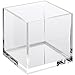Pretty Display Acrylic Cube Cosmetic Organizer, Makeup Sponge, Beauty Blender, Silisponge & Hair Accessories Holder