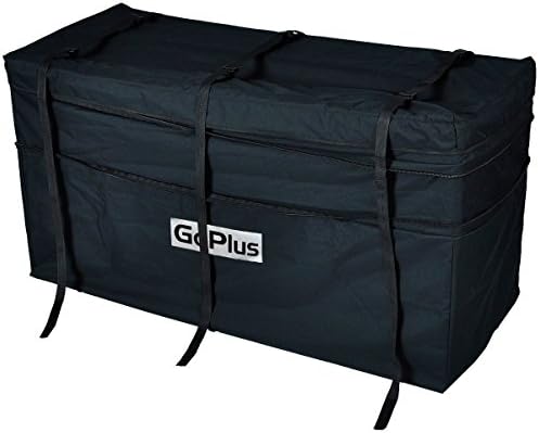 Rooftop Cargo Carrier Bag Box for Auto SUV Waterproof Foldable Luggage Great for Camping and Travel