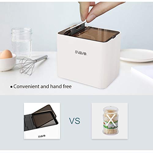 Automatic Toothpick Dispenser Infrared Sensor Toothpick Holder Table Toothpick Box (Dispenser + Toothpick)