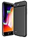 Pumier iPhone Battery Case for iPhone 8 Plus/7 Plus/6 Plus/6s Plus with Lightning Port,Ultra Slim Protective iPhone Charging Battery Pack Case with Magnetic Stand Function(Black) …