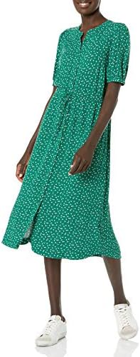 Knox Rose Women's Short Sleeve Wrap Dress - (X-Small, Blue Floral) at Amazon Women's Clothing store Knox Rose Women's Short Sleeve Wrap Dress - (X-Small, Blue Floral) at Amazon Women's Clothing store