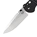 Tactical Triage 917 Manual Open Folding Knife with Glass Breaker and Rescue Hook Made in USA, Drop-Point Blade, Plain Edge, Satin Finish, Black Handle