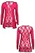 78S Womens Floral Lace Back Ladies Long Boyfriend Summer Cardigan