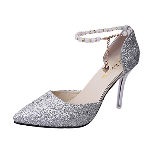 silver closed toe dress shoes
