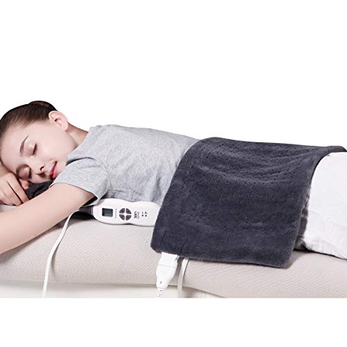 TechLove Extra Large Electric Heating Pad with Fixation Strap For Neck Shoulder and Back Pain Relief King Size