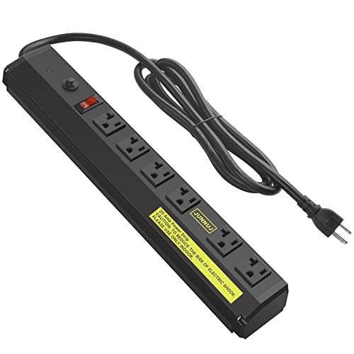 JUNNUJ Metal Power Strip Amp Surge Protector
