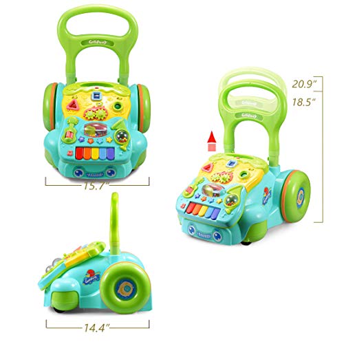 Forstart Sit-to-Stand Learning Walker Push and Pull Activity Center Music and Light Adjustable-Height Early Dvelopment Toys for 6 Months to 3 Years Old - Thumbnail 5