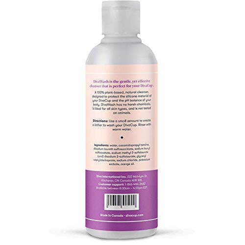 Diva International Divacup Divawash Natural Divacup Cleaner 6 Fl